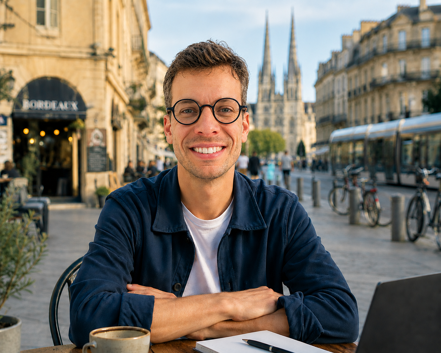 Baptiste Le Métayer, fondateur de LaBonneNote, à Bordeaux